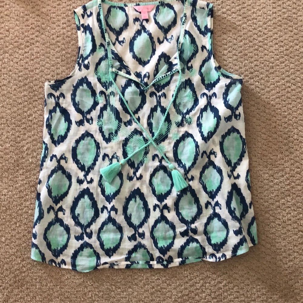 Lily Pulitzer Women’s sleeveless blouse size XS